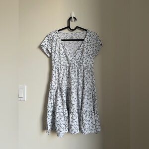 Hollister Floral Blue Wrap Dress
